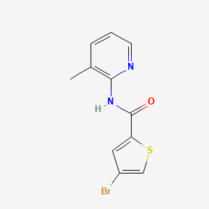 4-bromo-N-(3-methylpyridin-2-yl)thiophene-2-carboxamide