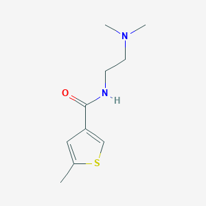 N-[2-(dimethylamino)ethyl]-5-methylthiophene-3-carboxamide