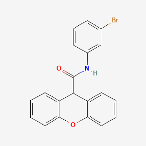 N-(3-bromophenyl)-9H-xanthene-9-carboxamide