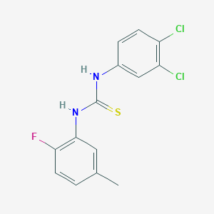 N-(3,4-dichlorophenyl)-N'-(2-fluoro-5-methylphenyl)thiourea