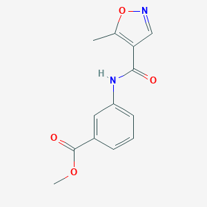 Methyl 3-{[(5-methyl-4-isoxazolyl)carbonyl]amino}benzoate