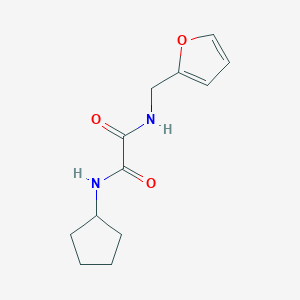 N-cyclopentyl-N'-(2-furylmethyl)ethanediamide