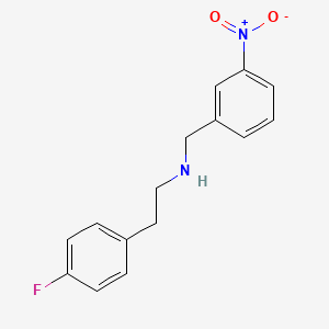 2-(4-fluorophenyl)-N-(3-nitrobenzyl)ethanamine