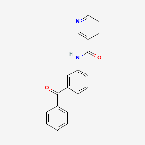 N-(3-benzoylphenyl)pyridine-3-carboxamide