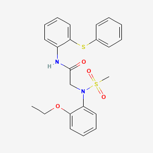 N~2~-(2-ethoxyphenyl)-N~2~-(methylsulfonyl)-N~1~-[2-(phenylthio)phenyl]glycinamide