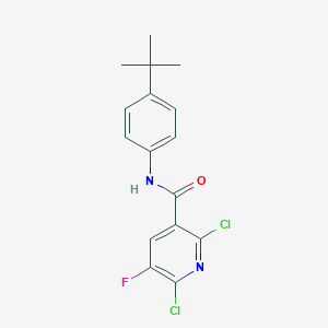N-(4-tert-butylphenyl)-2,6-dichloro-5-fluoronicotinamide