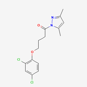 4-(2,4-dichlorophenoxy)-1-(3,5-dimethyl-1H-pyrazol-1-yl)butan-1-one