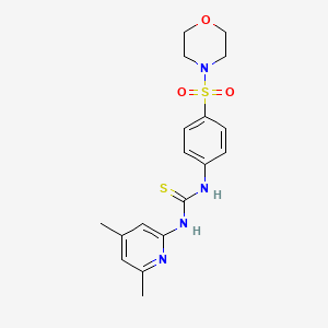 N-(4,6-dimethyl-2-pyridinyl)-N'-[4-(4-morpholinylsulfonyl)phenyl]thiourea