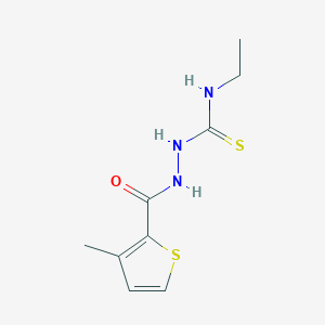 N-ethyl-2-[(3-methyl-2-thienyl)carbonyl]hydrazinecarbothioamide