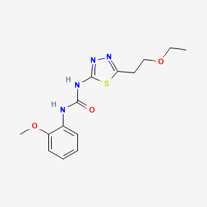 N-[5-(2-ethoxyethyl)-1,3,4-thiadiazol-2-yl]-N'-(2-methoxyphenyl)urea