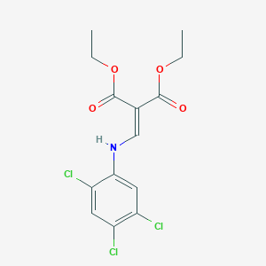 diethyl {[(2,4,5-trichlorophenyl)amino]methylene}malonate