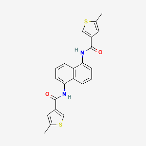 N,N'-1,5-naphthalenediylbis(5-methyl-3-thiophenecarboxamide)