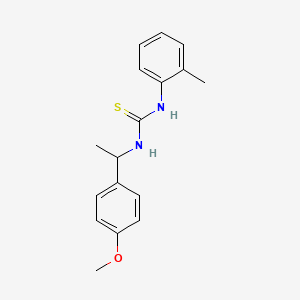 N-[1-(4-methoxyphenyl)ethyl]-N'-(2-methylphenyl)thiourea