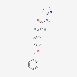 3-[4-(benzyloxy)phenyl]-N-1,3-thiazol-2-ylacrylamide