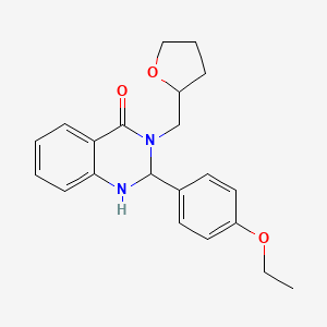 2-(4-ethoxyphenyl)-3-(tetrahydro-2-furanylmethyl)-2,3-dihydro-4(1H)-quinazolinone