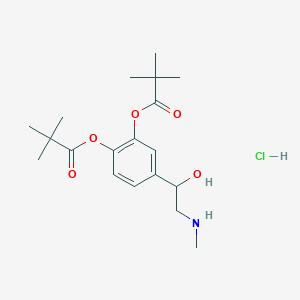 molecular formula C19H30ClNO5 B048744 盐酸双匹维林 CAS No. 64019-93-8