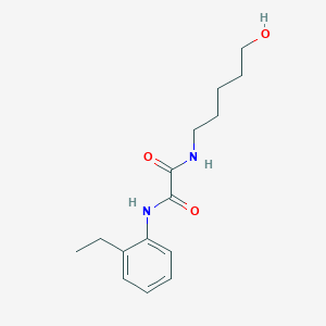 N-(2-ethylphenyl)-N'-(5-hydroxypentyl)ethanediamide