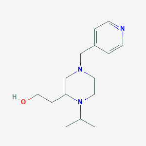 2-[1-isopropyl-4-(4-pyridinylmethyl)-2-piperazinyl]ethanol