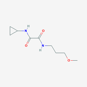 molecular formula C9H16N2O3 B4874539 N-cyclopropyl-N'-(3-methoxypropyl)ethanediamide 