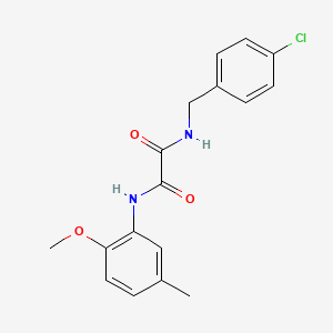 N-(4-chlorobenzyl)-N'-(2-methoxy-5-methylphenyl)ethanediamide