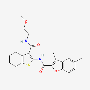 N-(3-{[(2-methoxyethyl)amino]carbonyl}-4,5,6,7-tetrahydro-1-benzothien-2-yl)-3,5-dimethyl-1-benzofuran-2-carboxamide