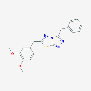 3-Benzyl-6-(3,4-dimethoxybenzyl)[1,2,4]triazolo[3,4-b][1,3,4]thiadiazole