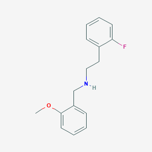 molecular formula C16H18FNO B4874652 2-(2-fluorophenyl)-N-(2-methoxybenzyl)ethanamine 