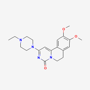 2-(4-ethylpiperazin-1-yl)-9,10-dimethoxy-6,7-dihydro-4H-pyrimido[6,1-a]isoquinolin-4-one