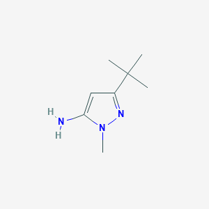 B048747 3-tert-Butyl-1-methyl-1H-pyrazol-5-amine CAS No. 118430-73-2