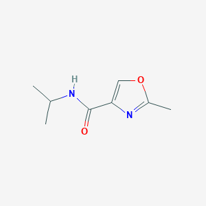 molecular formula C8H12N2O2 B4874720 N-isopropyl-2-methyl-1,3-oxazole-4-carboxamide 