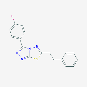 3-(4-Fluorophenyl)-6-(2-phenylethyl)[1,2,4]triazolo[3,4-b][1,3,4]thiadiazole