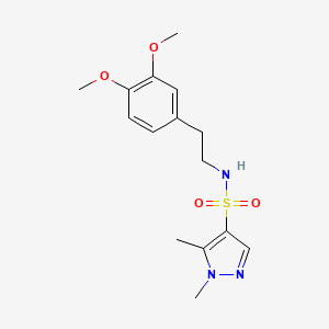 N-[2-(3,4-dimethoxyphenyl)ethyl]-1,5-dimethyl-1H-pyrazole-4-sulfonamide