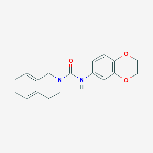 N-(2,3-dihydro-1,4-benzodioxin-6-yl)-3,4-dihydro-2(1H)-isoquinolinecarboxamide