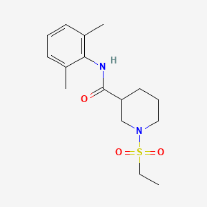 N-(2,6-dimethylphenyl)-1-(ethylsulfonyl)-3-piperidinecarboxamide