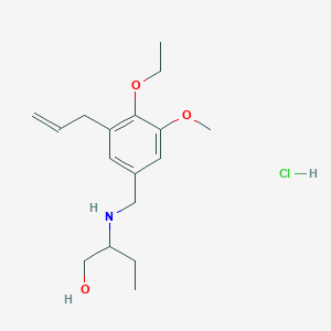 2-[(3-allyl-4-ethoxy-5-methoxybenzyl)amino]-1-butanol hydrochloride