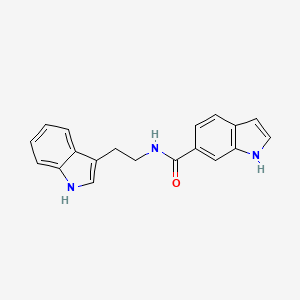 molecular formula C19H17N3O B4874964 N-[2-(1H-indol-3-yl)ethyl]-1H-indole-6-carboxamide 