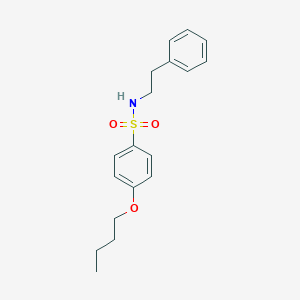 molecular formula C18H23NO3S B4874967 4-butoxy-N-(2-phenylethyl)benzenesulfonamide 