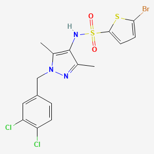 5-bromo-N-[1-(3,4-dichlorobenzyl)-3,5-dimethyl-1H-pyrazol-4-yl]-2-thiophenesulfonamide