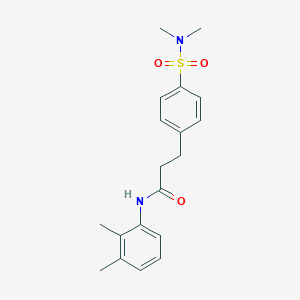 N-(2,3-dimethylphenyl)-3-[4-(dimethylsulfamoyl)phenyl]propanamide