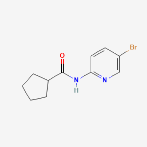 N-(5-bromopyridin-2-yl)cyclopentanecarboxamide