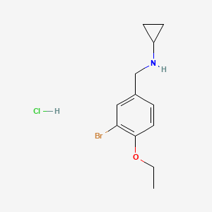 N-(3-bromo-4-ethoxybenzyl)cyclopropanamine hydrochloride