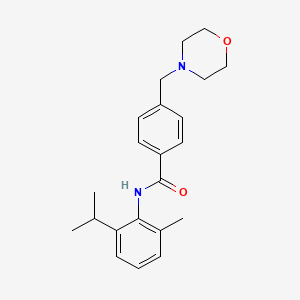 N-(2-isopropyl-6-methylphenyl)-4-(4-morpholinylmethyl)benzamide