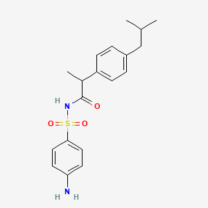 N-[(4-aminophenyl)sulfonyl]-2-(4-isobutylphenyl)propanamide