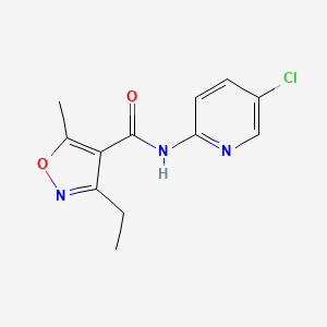 N-(5-chloro-2-pyridinyl)-3-ethyl-5-methyl-4-isoxazolecarboxamide