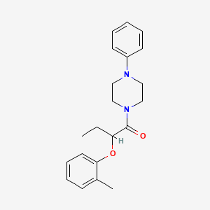 1-[2-(2-methylphenoxy)butanoyl]-4-phenylpiperazine