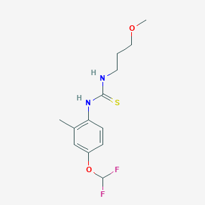 N-[4-(difluoromethoxy)-2-methylphenyl]-N'-(3-methoxypropyl)thiourea