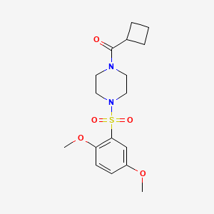 CYCLOBUTYL{4-[(2,5-DIMETHOXYPHENYL)SULFONYL]PIPERAZINO}METHANONE