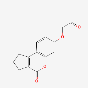 7-(2-oxopropoxy)-2,3-dihydrocyclopenta[c]chromen-4(1H)-one