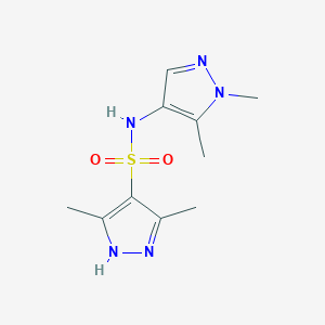 N-(1,5-dimethyl-1H-pyrazol-4-yl)-3,5-dimethyl-1H-pyrazole-4-sulfonamide