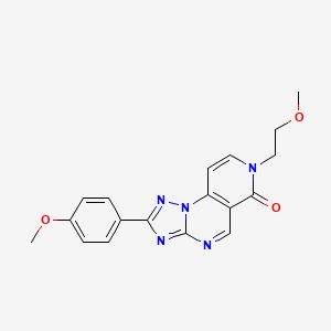 7-(2-methoxyethyl)-2-(4-methoxyphenyl)pyrido[3,4-e][1,2,4]triazolo[1,5-a]pyrimidin-6(7H)-one